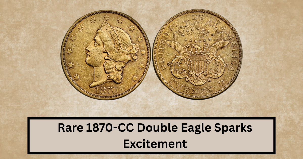 Rare 1870-CC Double Eagle Sparks Excitement, Pushes Heritage’s US Coin Auction Past $5.6 Million