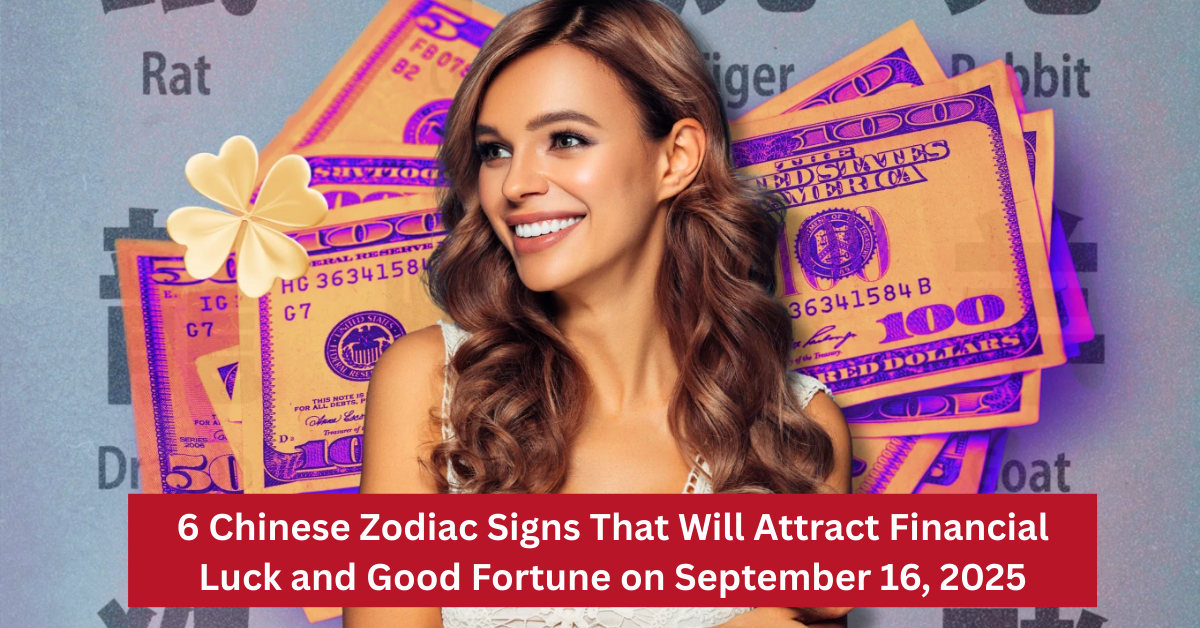 6 Chinese Zodiac Signs That Will Attract Financial Luck and Good Fortune on September 16, 2025