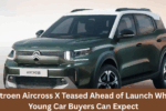 Citroen Aircross X Teased Ahead of Launch: What Young Car Buyers Can Expect