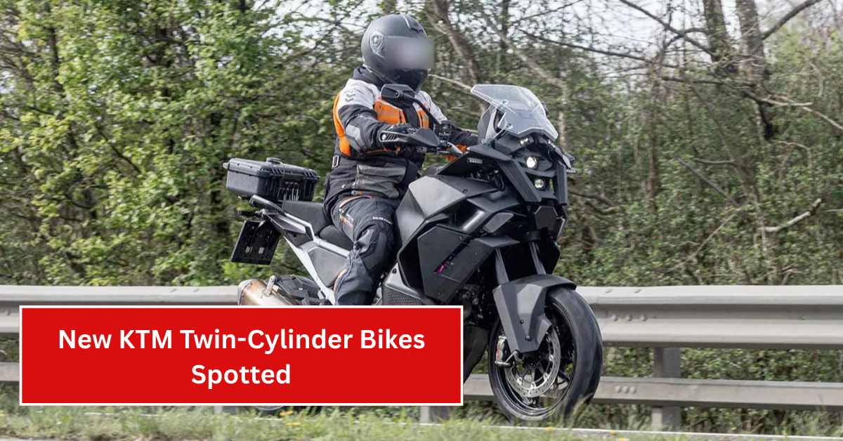 New KTM Twin-Cylinder Bikes Spotted