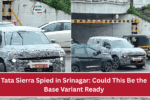 Tata Sierra Spied in Srinagar: Could This Be the Base Variant Ready to Hit the Roads?