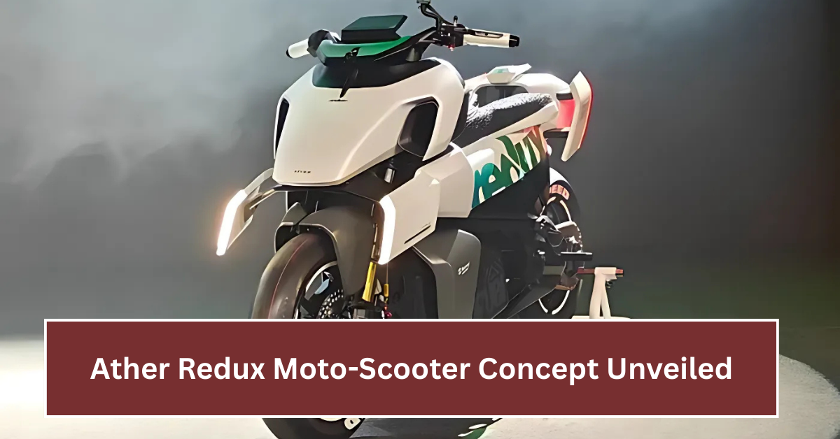 Ather Redux Moto-Scooter Concept Unveiled: A Game-Changer in Urban Electric Mobility